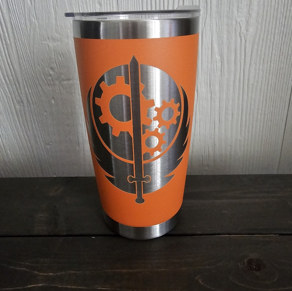 Fallout Brotherhood of Steel (B.O.S.) tumbler